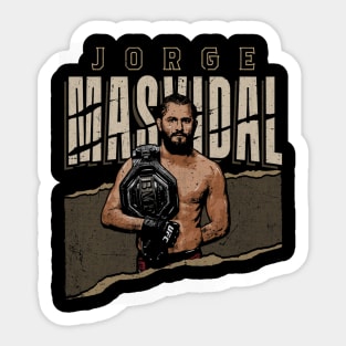 Jorge Masvidal BMF Belt Sticker